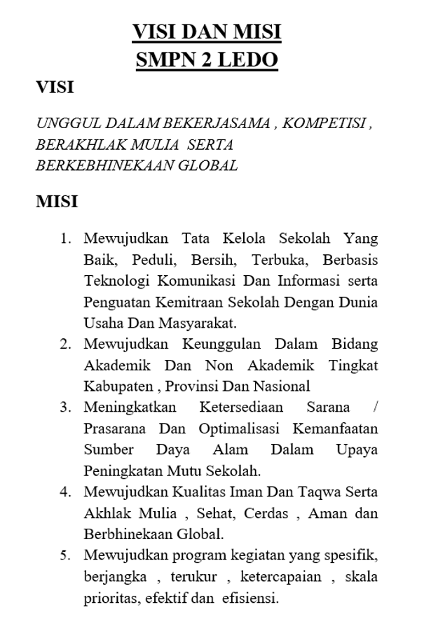 SMP Negeri 2 Led